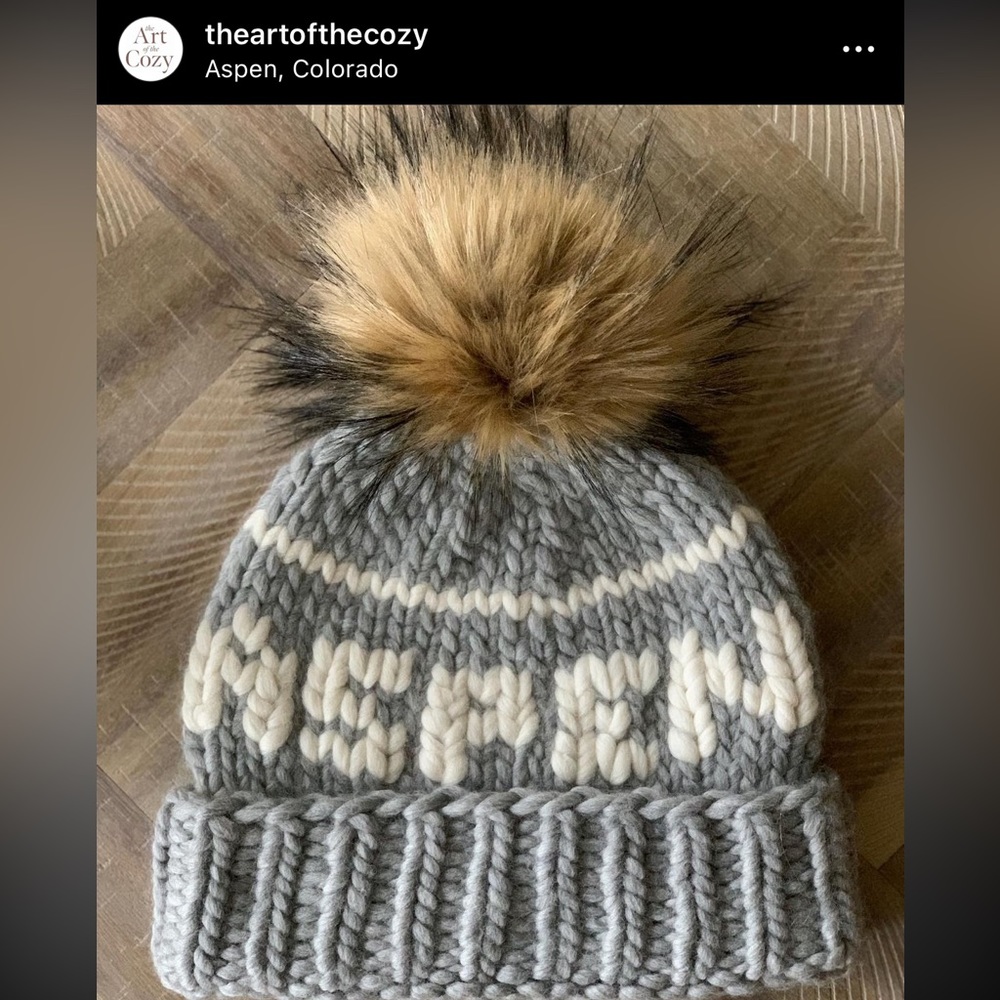 The Art of Cozy X Sh*t That I Knit Aspen Beanie